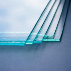 Float glas, ongeslepen randen