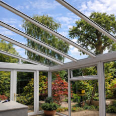 Glas voor een overkapping