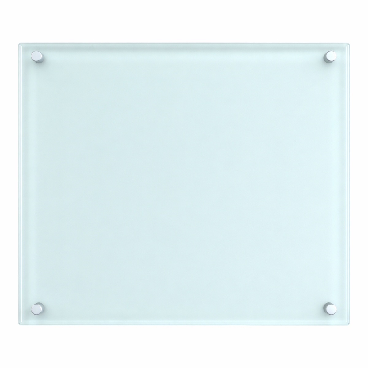 Transparant gehard glas als whiteboard, met bevestiging