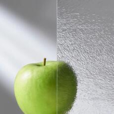 Figuurglas Chinchilla blank