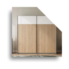 Model 3 spiegel schuine zijde rechts ingezoomd