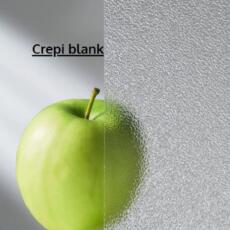 Figuurglas crepi sample