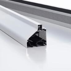 De DucoLine RAL 10/17/23 is een stijlvol zelfregelend ventilatierooster met vlak design en instelbare luchtdoorlaat voor optimale ventilatie.