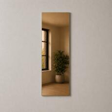 Muurspiegel rechthoek 500mm x 800mm brons met spiegellijm