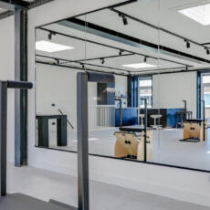Fitness en pilates spiegels plat poly geslepen