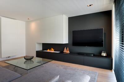 Glazen salontafel