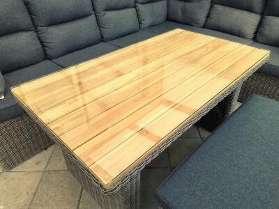 Glasplaat voor een tafel