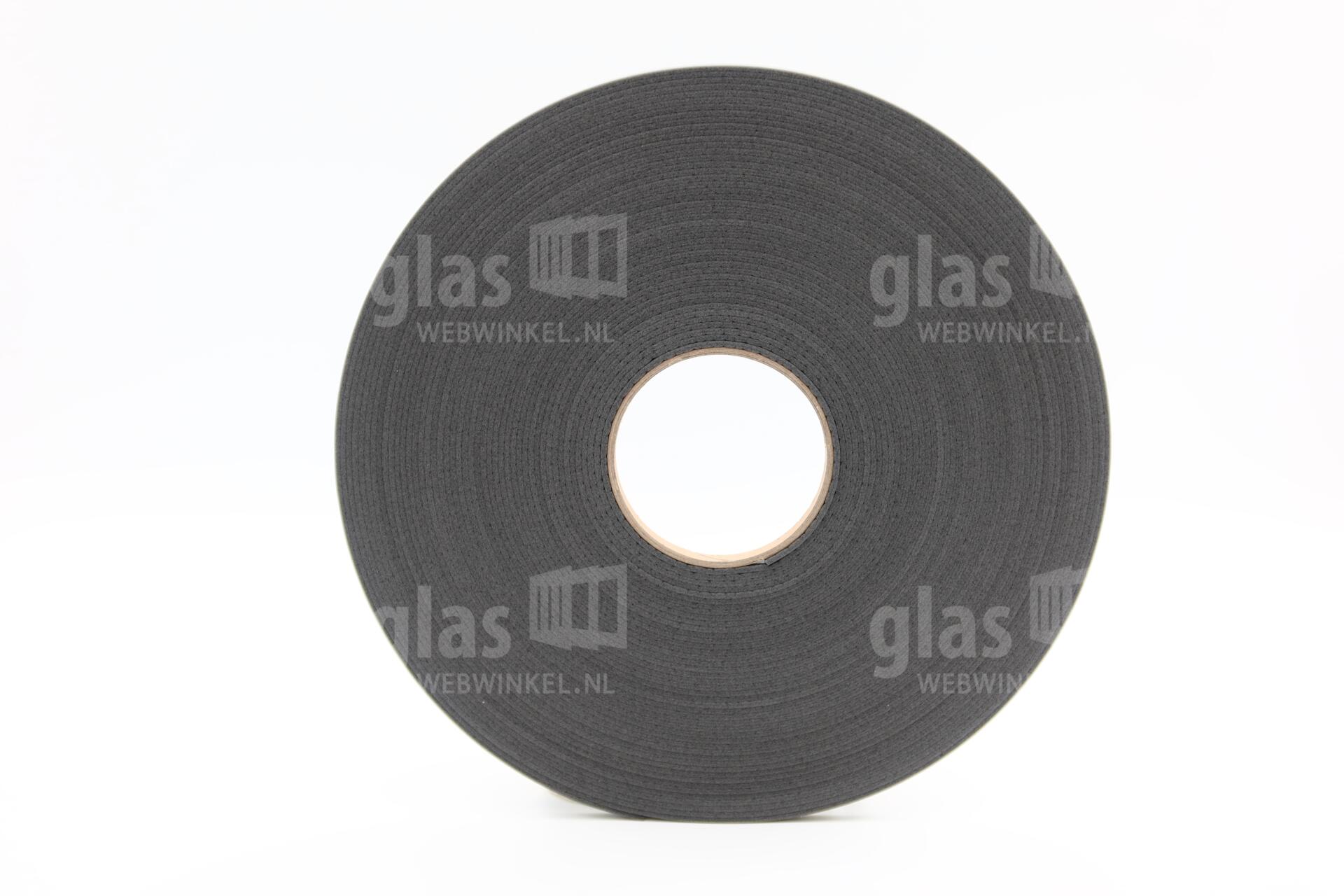 Glasband PE Grijs Zwart