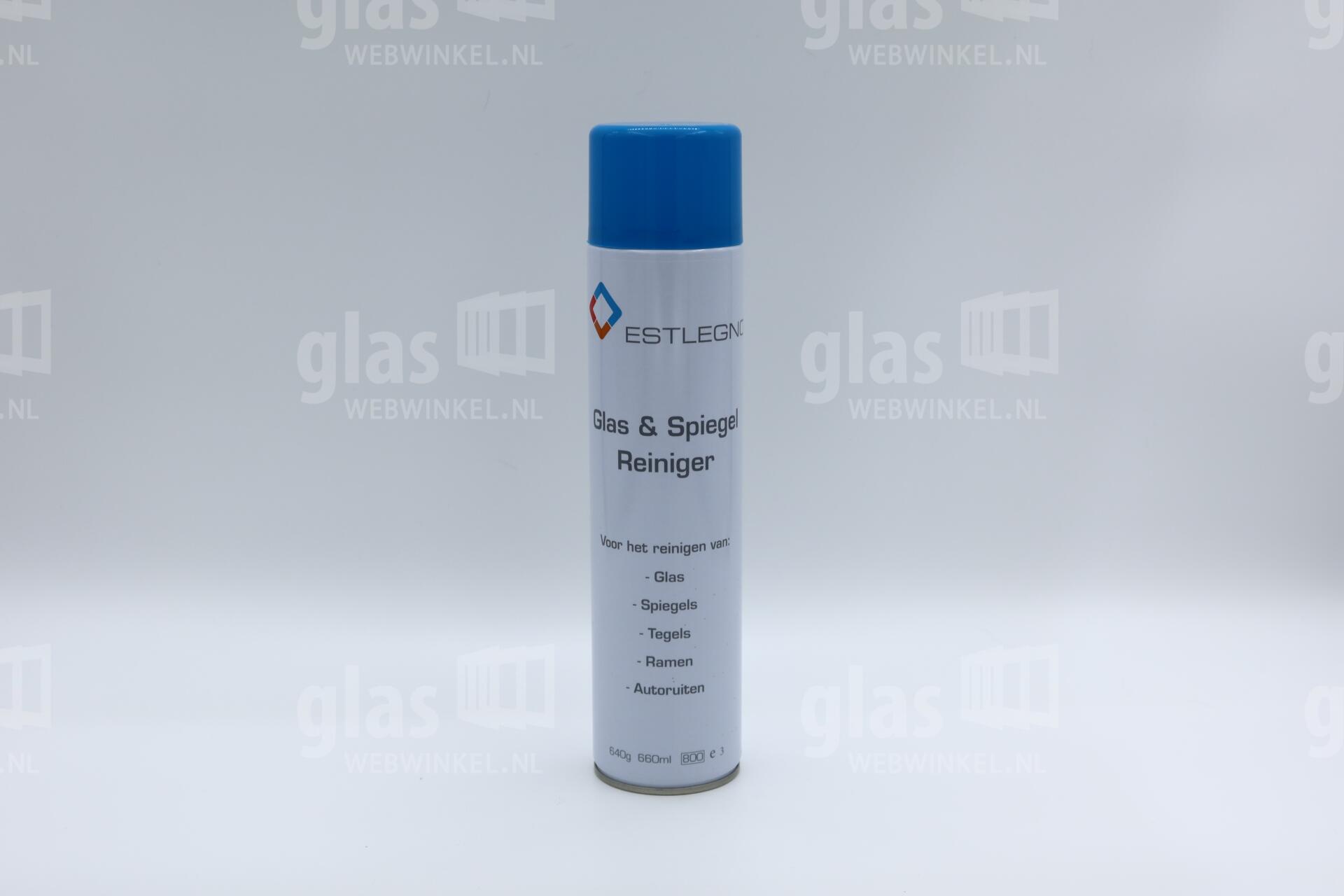 Professionele glasreiniger spuitbus voor het reinigen van glas, spiegels, tegels, ramen en autoruiten.