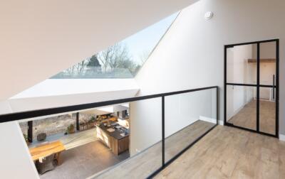 Balustrade gelaagd glas