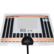 Spiegelverwarming ingezoomd - witte achtergrond